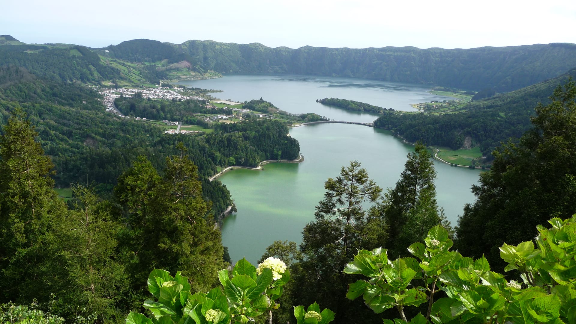 Sete Cidades crater lakes on São Miguel